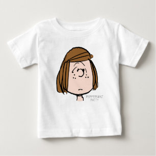 T-shirt Pour Bébé cacahuètes   Peppermenthe Patty Face confuse