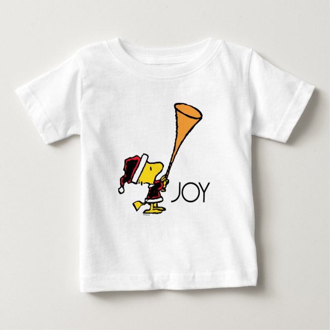 T-shirt Pour Bébé cacahuètes | Père Noël Woodstock (Devant)