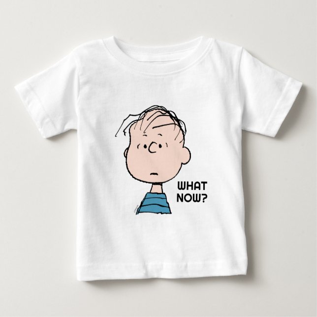 T-shirt Pour Bébé cacahuètes | Portrait de Linus (Devant)