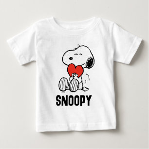 T-shirt Pour Bébé cacahuètes   Saint Valentin   Snoopy Heart Hug
