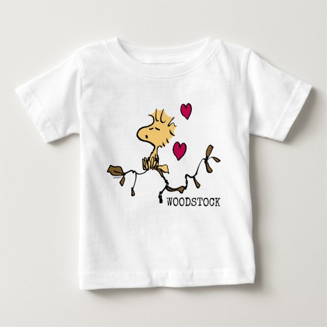 T-shirt Pour Bébé cacahuètes | Sifflet Woodstock (Devant)