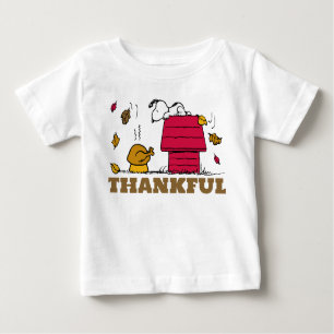 T-shirt Pour Bébé cacahuètes   Snoopy Be Thankful