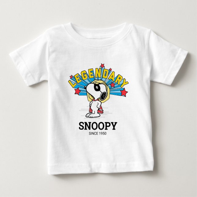 T-shirt Pour Bébé cacahuètes | Snoopy est légendaire (Devant)