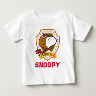 T-shirt Pour Bébé cacahuètes Snoopy Flying Ace Badge