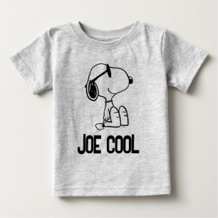T-shirt Pour Bébé cacahuètes Snoopy Lunettes de soleil Smile