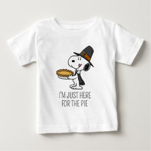 T-shirt Pour Bébé cacahuètes Snoopy Pilgrim