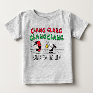 T-shirt Pour Bébé cacahuètes   Snoopy Santa Claus & Lucy