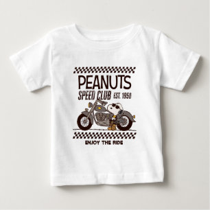 T-shirt Pour Bébé cacahuètes   Snoopy Speed Club