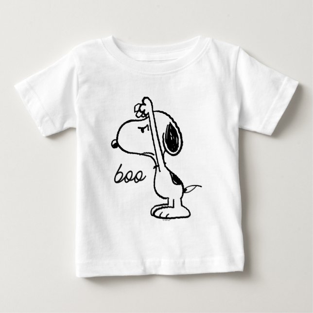 T-shirt Pour Bébé cacahuètes | Snoopy Vous A Craigné (Devant)