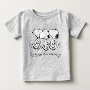T-shirt Pour Bébé cacahuètes   Snoopy Walking Tall