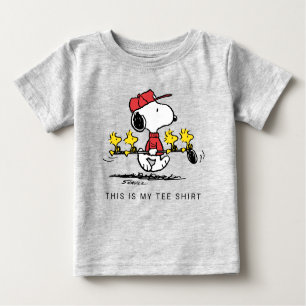 T-shirt Pour Bébé cacahuètes   Snoopy, Woodstock & Friends Golf