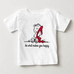 T-shirt Pour Bébé cacahuètes   Un sourire Linus