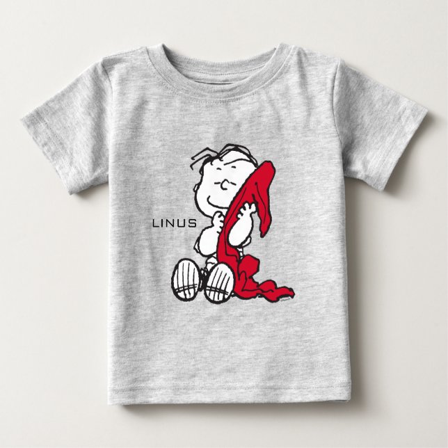 T-shirt Pour Bébé cacahuètes | Un sourire Linus (Devant)
