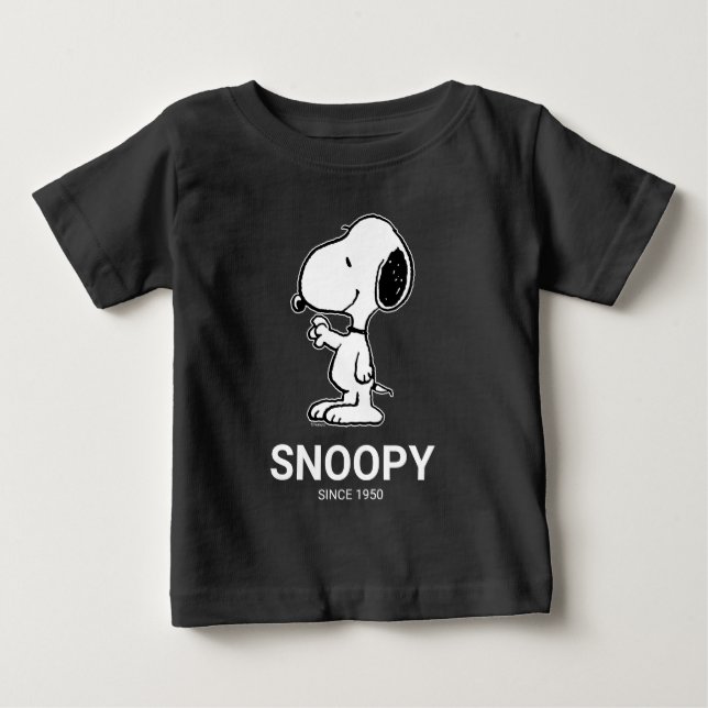 T-shirt Pour Bébé cacahuètes | Vagues Snoopy (Devant)