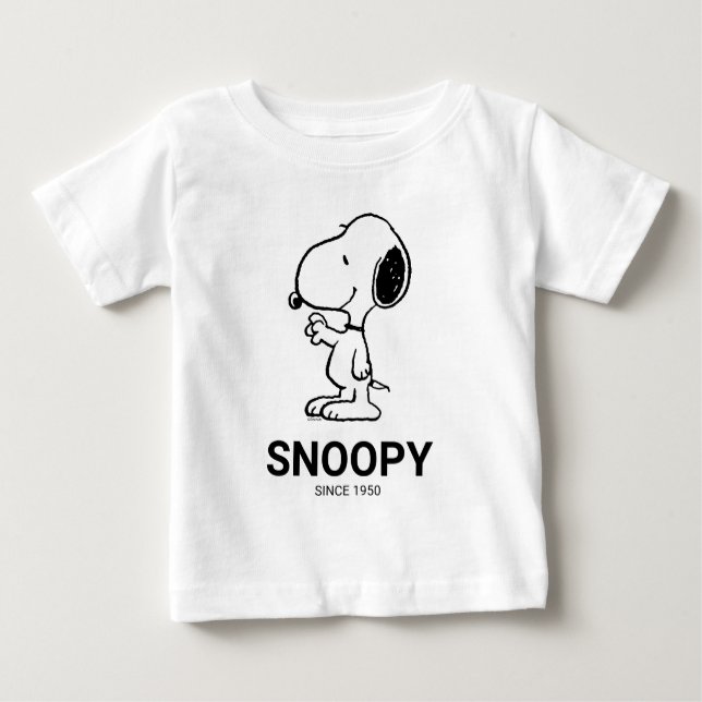 T-shirt Pour Bébé cacahuètes | Vagues Snoopy (Devant)