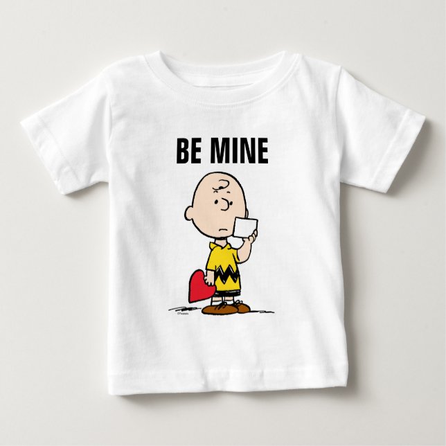 T-shirt Pour Bébé cacahuètes | Valentine's Day Charlie Brown Valenti (Devant)
