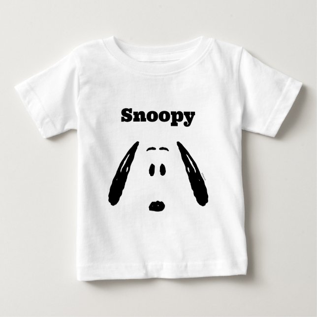T-shirt Pour Bébé cacahuètes | Visage Snoopy (Devant)