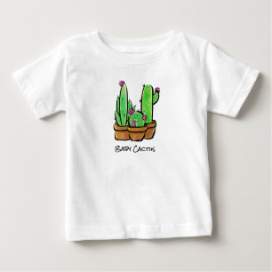T-shirt Pour Bébé Cactus cactus cactus cactus succulents rose florai