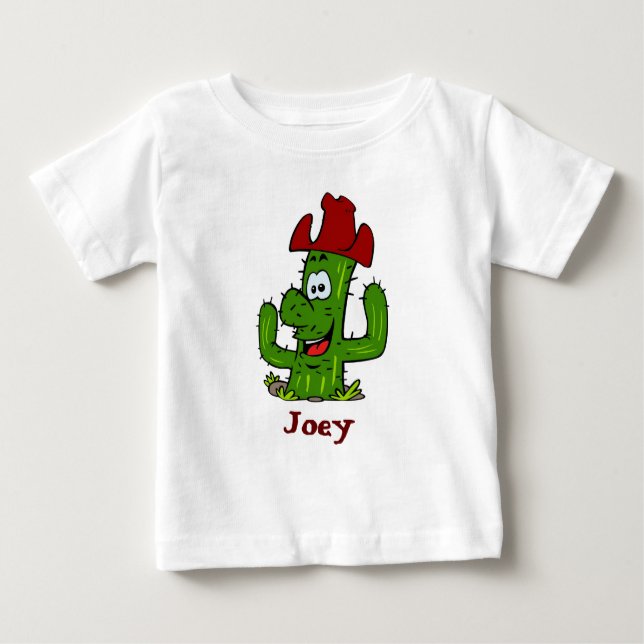 T-shirt Pour Bébé Cactus Joey (Devant)
