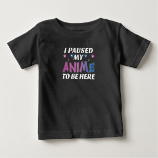 T-shirt Pour Bébé Cadeau Anime - Cadeau Japonais I Love Anime pour S
