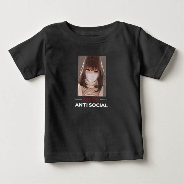 T-shirt Pour Bébé Cadeau Anime Pour Femmes Ados Filles Hommes Anime  (Devant)