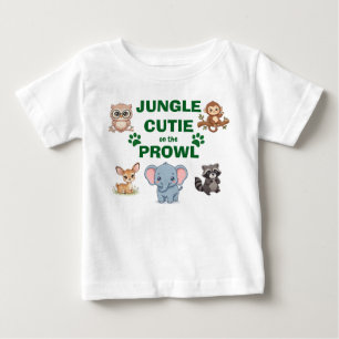 T-shirt Pour Bébé Cadeau d'anniversaire pour Jungle Cutie on the Pro