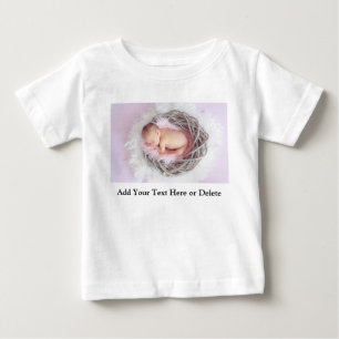 T-shirt Pour Bébé Cadeau de bébé personnalisé avec photo Naissance B