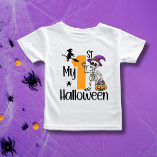 T-shirt Pour Bébé Cadeau de costume effrayant Tenue mignonne Mon 1er