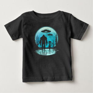 T-shirt Pour Bébé Cadeau de divulgation de conspiration de Bigfoot A