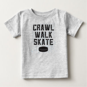 T-shirt Pour Bébé Cadeau de T-shirt de bébé de hockey sur glace de
