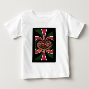 T-shirt Pour Bébé Cadeau de voyage kenyan - Conception de câblage et