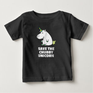 T-shirt Pour Bébé Cadeau Hippo Lover  Hippo Chubby Unicorn   Hippo m