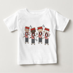 T-shirt Pour Bébé Cadeau mignon de quartet de raseur-coiffeur