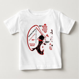 T-shirt Pour Bébé Cadeau Père Noël Secret - Prospérité et Richesse