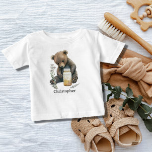 T-shirt Pour Bébé Cadeau personnalisé de nounours pour bébé garçon