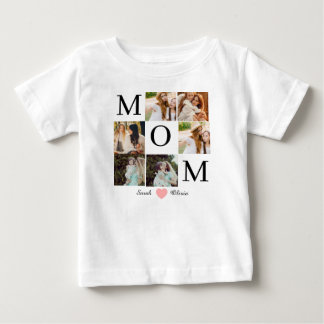 T-shirt Pour Bébé cadeau personnalisé fête des mères photo image mam