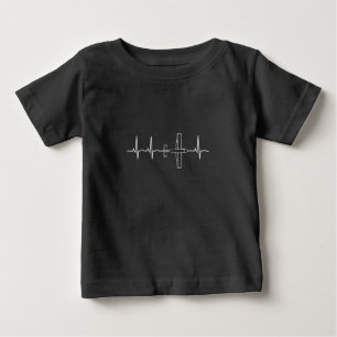 T-shirt Pour Bébé Cadeau vintage volant Sky Heart