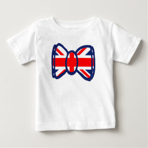 T-shirt Pour Bébé Cadeaux d'art de cravate d'arc d'Union Jack