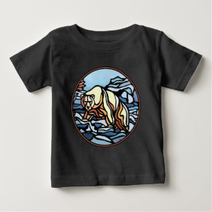 T-shirt Pour Bébé Cadeaux de bébé ours tribal Creeper bébé ours pola