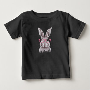 T-shirt Pour Bébé Cadeaux de famille mignons Funny Bunny Pâques 