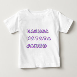 T-SHIRT POUR BÉBÉ CADEAUX DE HAKUNA MATATA JAMBO