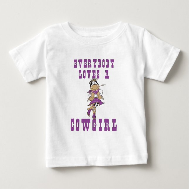 T-shirt Pour Bébé Cadeaux de vaches (Devant)