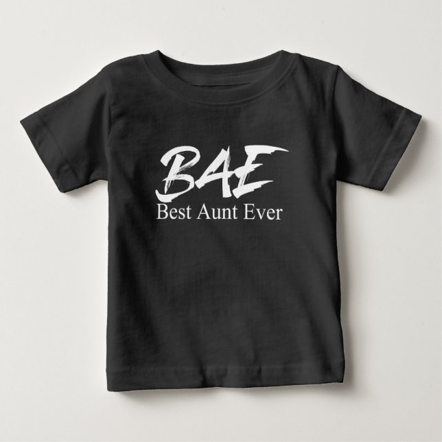 T-shirt Pour Bébé Cadeaux Tante Meilleure Tante Jamais (Devant)