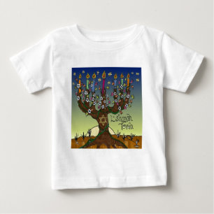 T-shirt Pour Bébé Cadeaux Vêtements Judaica L'shanah Tovah Arbre de