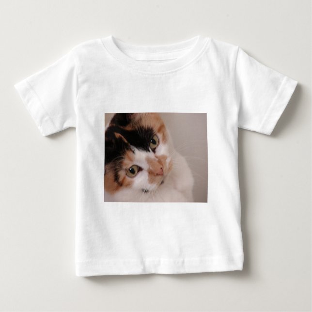 T-shirt Pour Bébé Calico Cat (Devant)