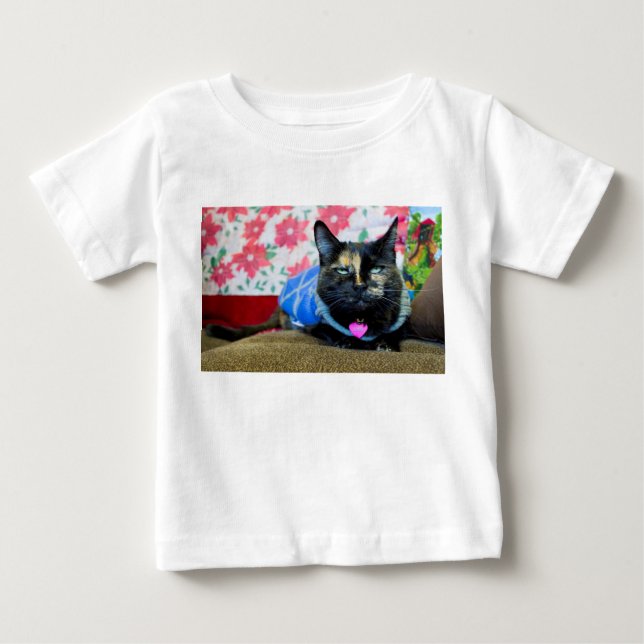 T-shirt Pour Bébé Calico I (Devant)