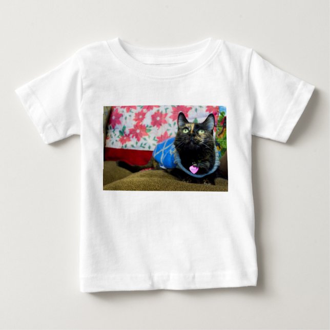 T-shirt Pour Bébé Calico II (Devant)