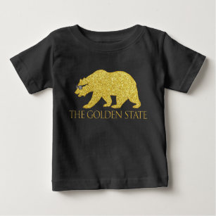T-shirt Pour Bébé Californie, l'État d'or pour les fans de Californi