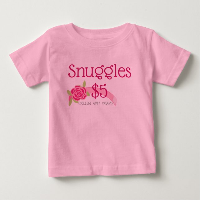 T-shirt Pour Bébé Câlins drôles à vendre (Devant)