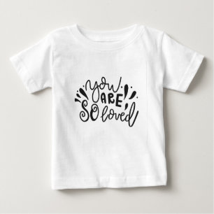 T-shirt Pour Bébé Calligraphie Vous Êtes Si Aimé